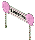 Clam Festival Sign