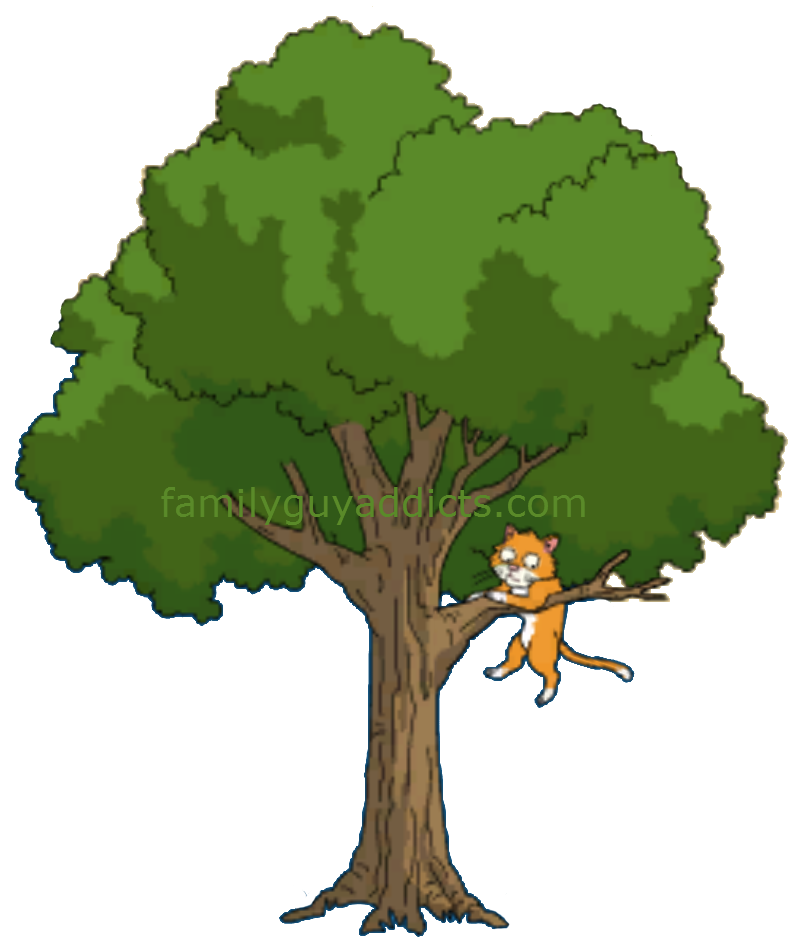 clipart cat in tree - photo #20